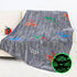 OHOIT Truck Blanket for Boys, Construction Excavator Tractor Toddler Blanket, Kids Gifts