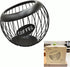 Coffee Pod Holder, Large Capacity K Cup Holders for Counter, Metal Coffee Pods Storage for Keurig & Nespresso (Black)