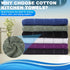 6 Pack 100% Wash Cloth Cotton, Soft Absorbent Washcloths for Face, Body & Bathroom, Quick Dry Small Towels for Daily