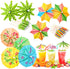 Drink Umbrellas Cocktail Picks, 152 Pcs Hawaiian Cocktail Umbrellas for Tiki Bars, Fruit Plates, Birthday Parties
