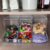 Laundry Pods Container, Acrylic Candy Dispenser with 2 Lids for Laundry Organization, Stand or Wall Mount