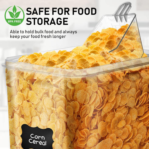8.5L/287Oz (2 WHITE FEATHER SUPPLIES Extra Large Airtight Food Storage Containers PC) with Lids, Kitchen and Pantry