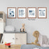 4pcs 8x10 Inches Brothers Make The Best Friends Boys Rules Affirmations Poster Prints for Home Boys Room Playroom