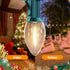 C7 12FT 12 C7 Bulbs, LED Christmas & Halloween Lights - Outdoor Clear String Lights with Vintage Warm White Hanging