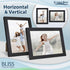 Icona Bay 4x6 Picture Frames (Black, 5 Pack), Modern Style Wood Composite Frames for Table Top or Wall Mount