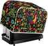 ZDCUSTOM Floral Rooster Toaster Cover for 2 Slice Small Appliance, Washable Anti-Scratch Dustproof Kitchen Cover