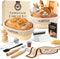 Sourdough Starter Kit | 9" Round & 10" Oval Banneton Bread Proofing