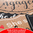 Blulu 10 Pieces She Said Yes Sign - Engagement Photo Props Kit for Wedding Party