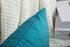 TangDepot Handmade Decorative Throw Pillow Covers, 100% Cotton Canvas, (12"x18", Blue Ashes)