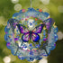 Wind Spinners Outdoor Butterfly Decorations, 12 Inch 3D Hanging Wind Sculptures for Garden Decor, Birthday Gifts