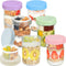Xyptorix 16 oz Overnight Oats Containers with Airtight Lids - 6-Pack Leak-Proof