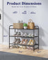Closet Closet 25.6" 3 Kitsure Shoe Rack - Stainless Steel Shoe Organizer, Sturdy Shoe Rack for and Front Door Entrance