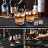 Facmogu 2PCS Rubber Bar Mats - 24x3" Coffee Bar Countertop Spill Mats, Non-Slip Heat Resistant Tabletop Protection Mat