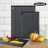 Plastic Cutting Boards for Kitchen, 3-Piece Large Set, Dishwasher Safe Chopping Boards with Non-slip Feet