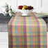 Urban Villa Easter Table Runner - 100% Cotton Fused Table Runner, Easter Special Buffalo Check 14" x 72''