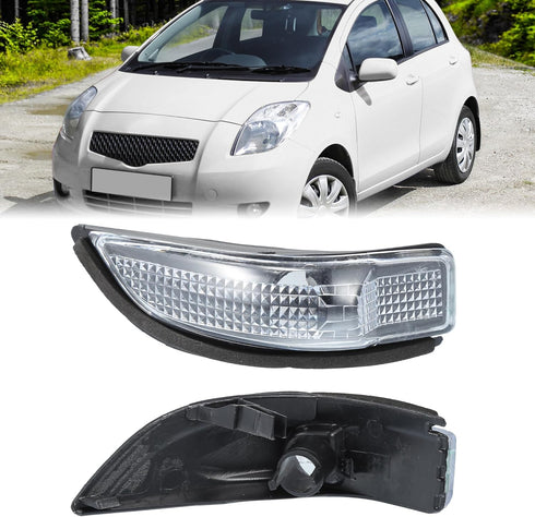 uxcell Right Rearview Mirror Turn Signal Lamp Housing for Toyota Yaris 2011-2019 No.817300D080