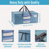 VENO 2 Pack Moving Bags, Heavy-Duty Storage Totes, Extra Large Durable Laundry Bags for Clothes (Light Blue Matte)