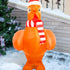5 Ceenna ft Large Lighted Christmas Inflatable Chicken Built in Colorful LED Light up Inflatable Turkey Blow up Chicken