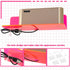 9 Inch Pink,4 Weysat Floating Shelves for Wall Acrylic Small Wall Hanging Shelves Adhesive Screwless Display Holder