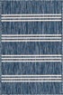 Unique Loom Anguilla Outdoor Collection Area Rug, Blue/Ivory, 2' x 3' 1' Rectangle