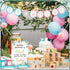 Watersay 53 36 4 1 12 Pcs Baby Shower Games Sign Kit Include ABC Letter Alphabet Blocks DIY Wooden Blocks Block Frame