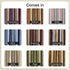Ombre Panel Light Filtering Semi-Sheer Window Curtain - 84 Inch Length, 50 Inch Width - Chocolate Light Filtering Soft
