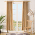 Heavy Duty 3/4" Adjustable Decorative Curtain Rod Set, Gold, for Windows 30 to 80 Inch