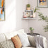 Rustic White Corner Shelf by SRIWATANA - Perfect for Any Room