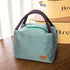 2PCS Reusable Lunch Tote Bags, Portable Insulated Lunch Cooler Bag for Picnic Office Beach (Green+Red)