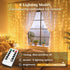 300 9.8 9.8 8 DomeStar LED Curtain Lights for Bedroom, x FT Fairy Lights with Modes Remote, Plugin Design for Holiday