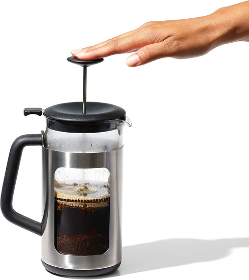 OXO Brew 32oz Stainless Steel French Press Coffee Maker