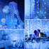 Minetom 300 LED Dimmable Curtain Lights, USB Powered Fairy Lights with Remote and Timer, 8 Modes for Indoor Decor