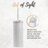 Sets Autumn Alley White Toilet Brush and Holder Bathroom Accessories, Bathroom Toilet Brush for Modern Bathroom Decor