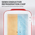 Simple Deluxe 4L Portable Mini Fridge, Compact Cooler & Warmer for Skincare, Food, Beverages, Red