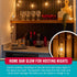 50 Pack 24 VELCRO Brand Indoor Light Clips for Hanging String Lights, Holds Up to ft, Transparent Peel-and-Stick Wall
