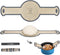 Sourdough Silicone Bread Sling, Non-Stick Dutch Oven Baking Mat with Longer Handles, Reusable Bread Mat Set