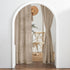 95 inches, 52" 2 RYB HOME Khaki Linen Curtains Rod Pocket & Back Tab Linen Blend Boho Elegant Light Filtering Stain