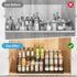 3-Tier, Countertop, BOIVSHI Spice Organizer, Spice Rack for Expandable Spice Organization for Cabinet Expandable Width