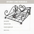 Napkin Holder for Paper Napkins, Forged Metal Table Napkin Holders for Kitchen Countertops and Outdoor Tables