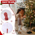 60 Pieces Twisted Icicle Ornament, Christmas Tree Decoration Glitter Spiral Strip Hangings, 5.1 Inch