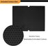 Smilyan 2 Sets 116130 Filter H Replacement for Winix 5500-2 Air Purifier, 2 Pack True HEPA + 2 Pack Activated Carbon