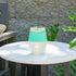 Host Wine Freeze Cup Set of 2, Plastic Double Wall Insulated Wine Glasses with Freezing Gel, 8.5 oz Mint