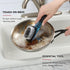 KitchenAid Soap Dispensing Sink Brush with Easy to Fill Handle, Nylon Bristles for Tough Cleaning, Comfort Grip Handle
