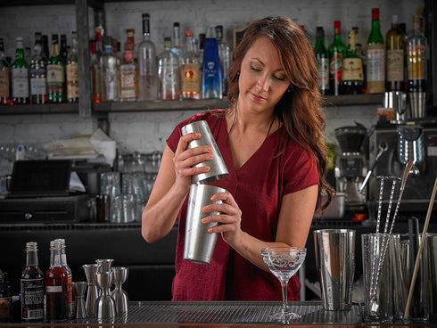 Barfly Shaker Cocktail Tin Set - 18 oz and 28 oz, Stainless Steel