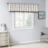 Madison Park Serene Embroidered Light Filtering Curtain Panel, 50x18, Blue for Bedroom Livingroom