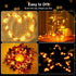 1 Pack 16.4ft 50 Ariceleo Battery Operated String Lights with Timer, Warm White with Synchronized Twinkle Mode, Fairy