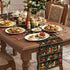 Decor(13x72 inch) Bookshelf Table Runner,Dining Decor for Kitchen Coffee Table Family Dinners Holiday Parties Wedding