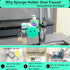 Sponge Holder for Kitchen Sink Smiley Face Sponge Holder Over Faucet - Stainless Steel Sink Caddy Organizer with Quick