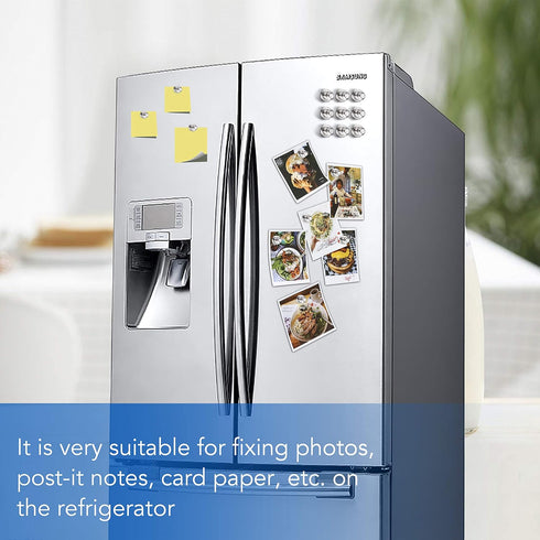 LOVIMAG 30 Pcs Strong Refrigerator Magnets, Fridge Magnets, Magnetic Push Pins for Office, Classroom, Kitchen