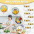 60 3 oz Tanlade Pcs Clear Plastic Jars with Lids Wide Mouth Mason Jars Mini Storage Containers Bulk for Herb Jelly